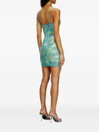 Dresses M-Isma Metallic Dress Diesel Green Femme