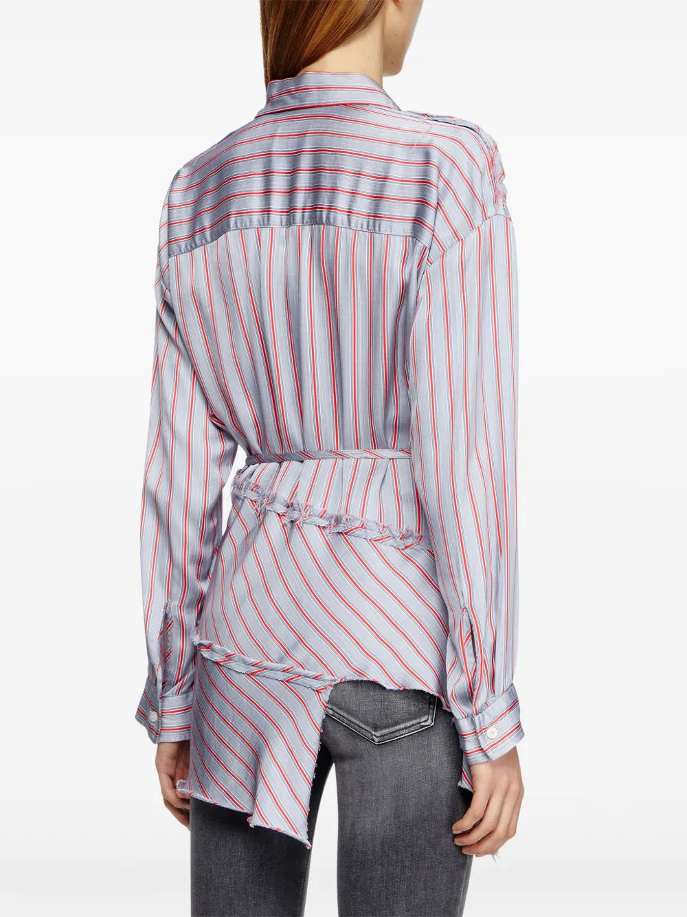 Shirts C-Razy Wrap Shirt Diesel Purple Femme