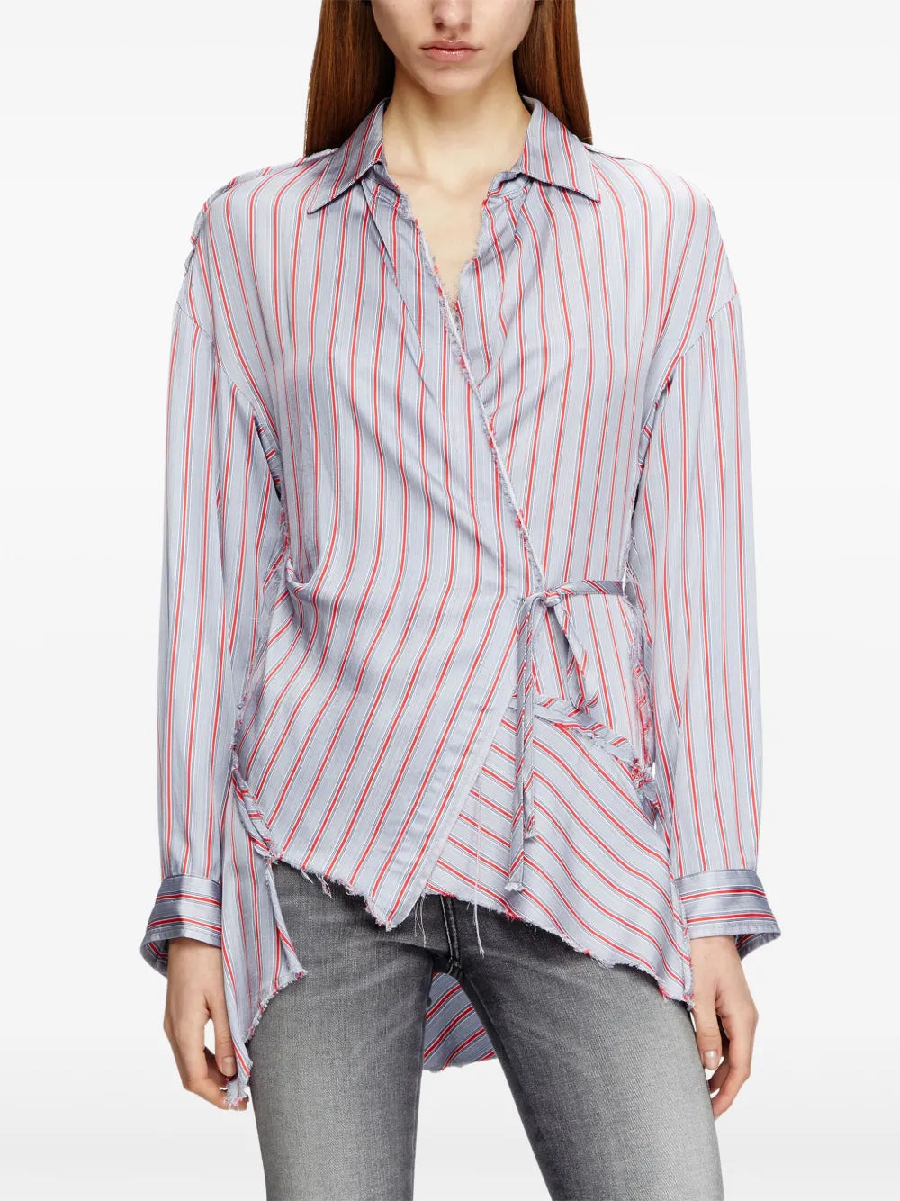 Shirts C-Razy Wrap Shirt Diesel Purple Femme