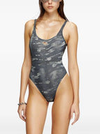 Moda mare Ut-body-utlt Costume da Bagno Diesel Grigio Femme