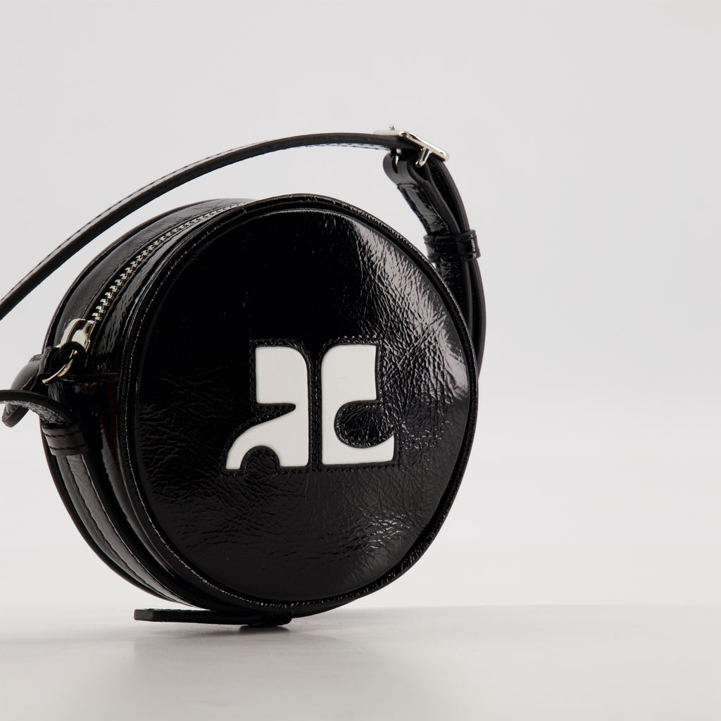 크로스백 Sac cercle Réédition Courrèges 검은색 남여공용