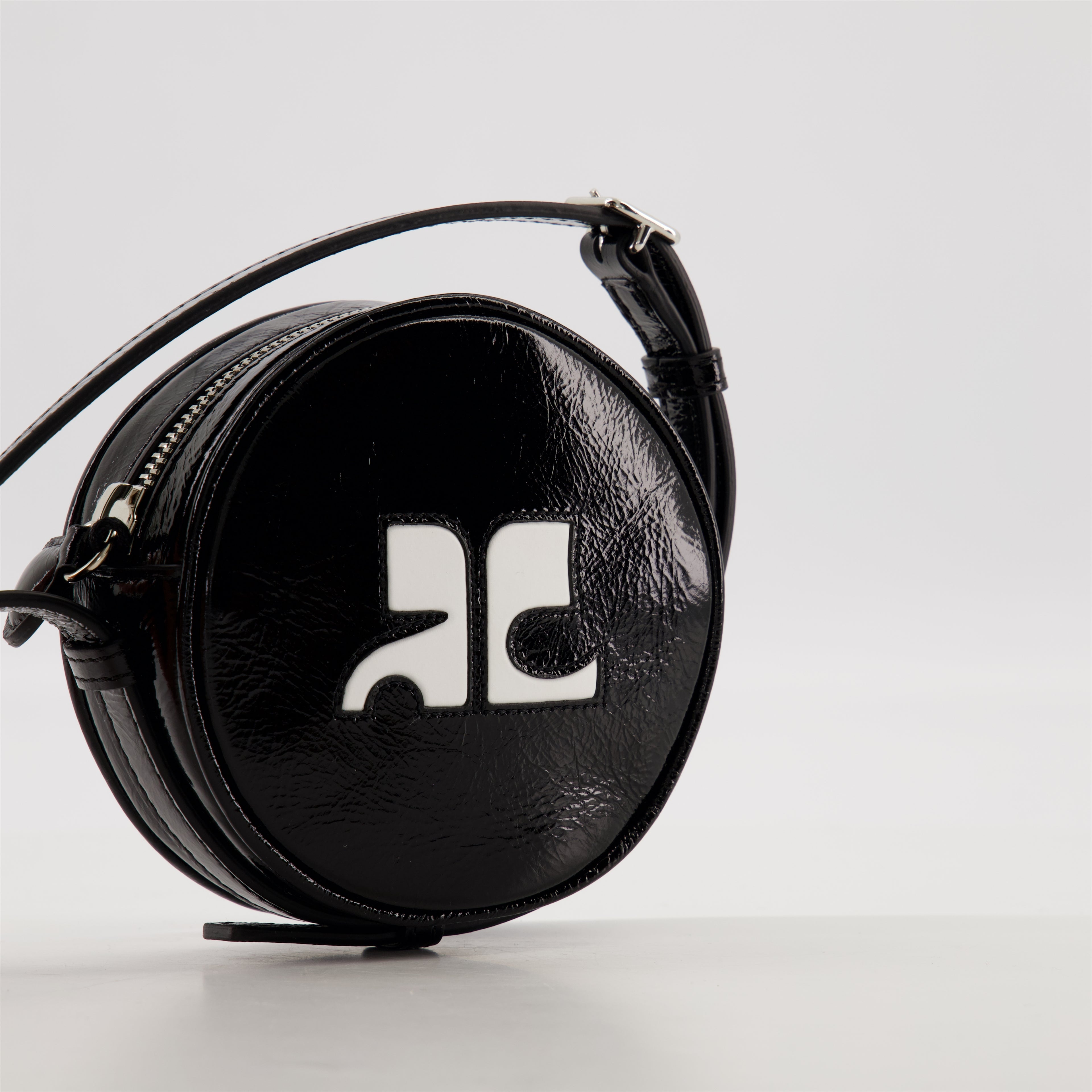 크로스백 Sac cercle Réédition Courrèges 검은색 남여공용