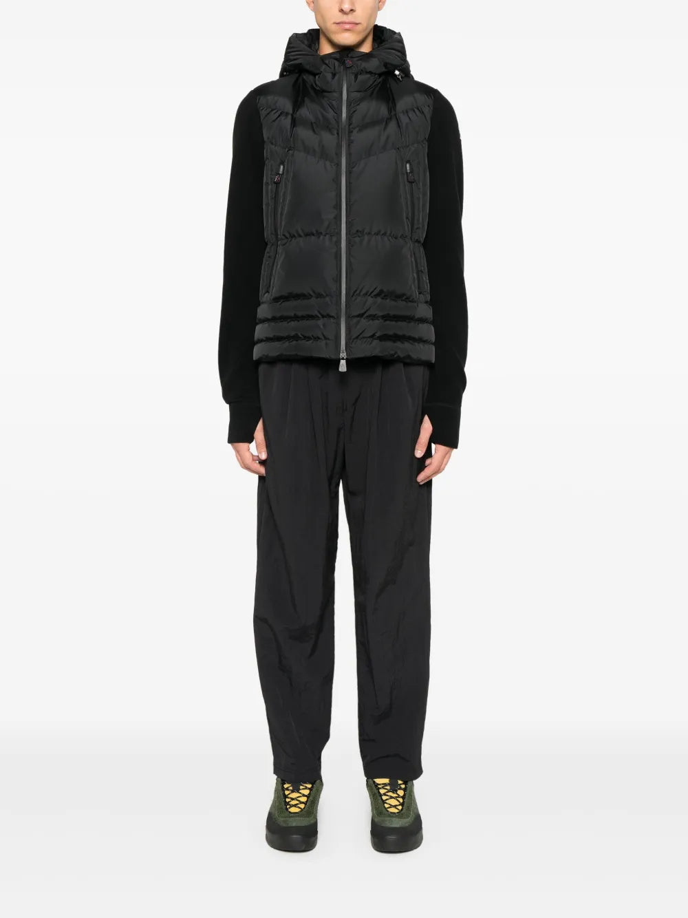 Giacche Giacca bi-materia Moncler Grenoble Nero Homme