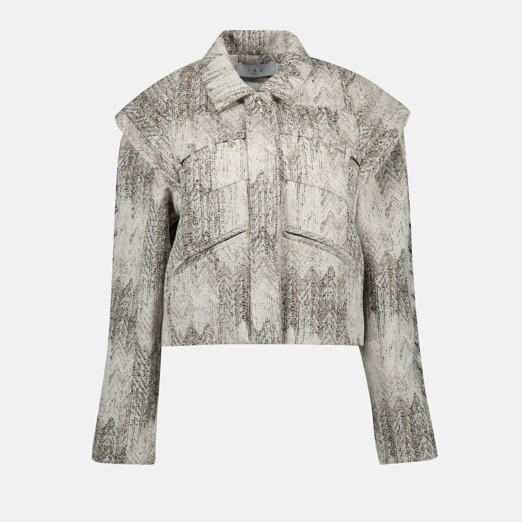 Jackets Beige Misa Jacket Iro Gray Femme