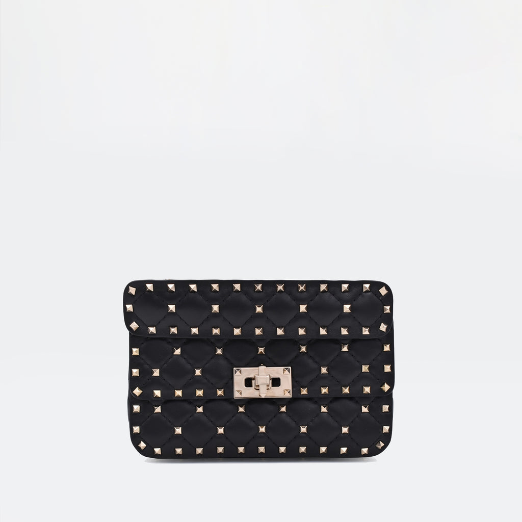 Borse a tracolla Sac Rockstud Spike Valentino Garavani Nero Femme
