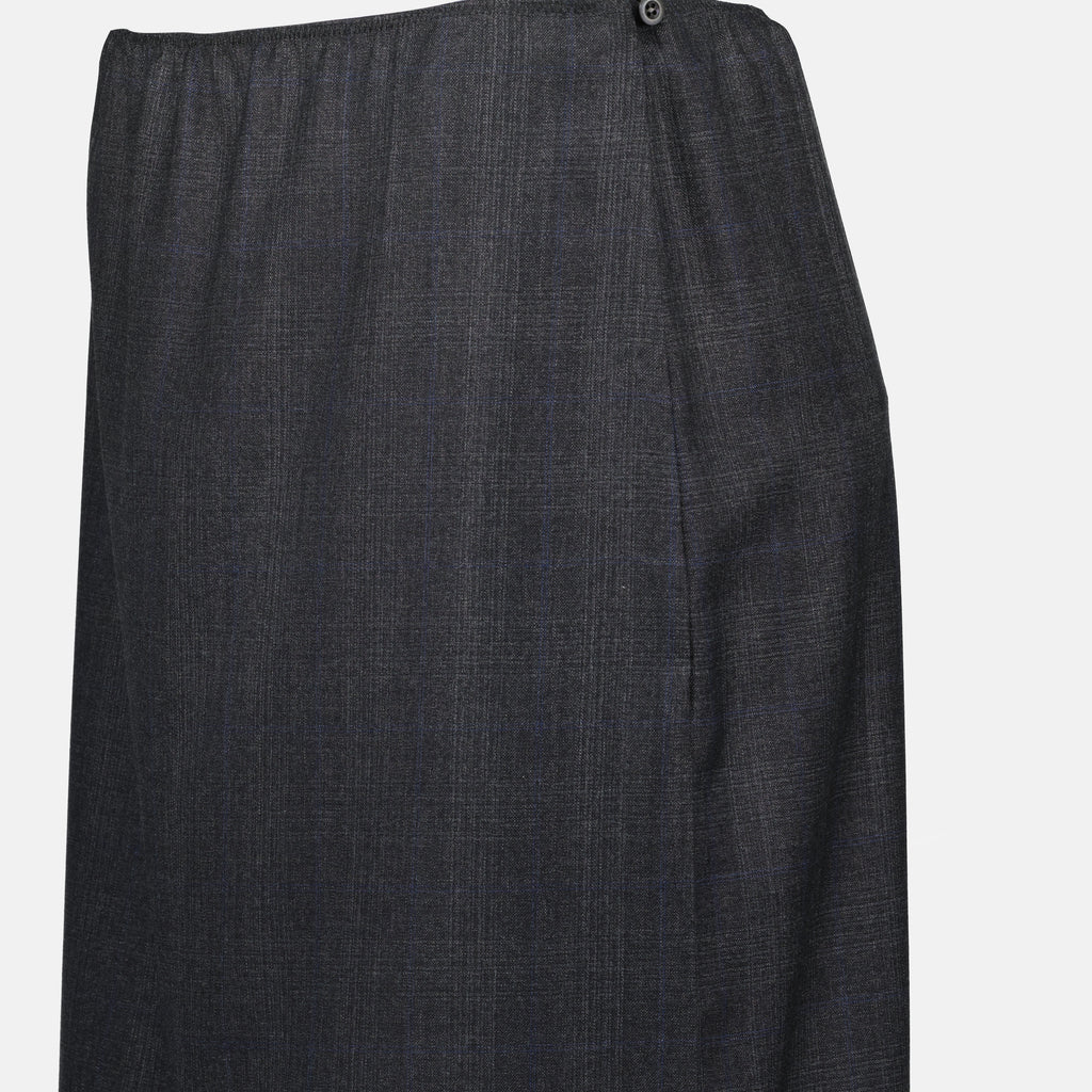Jupes Jupe en laine Prada Gris Femme