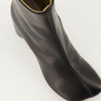 Ankle boots Stitch-Out Leather Ankle Boots Mm6 Black Femme