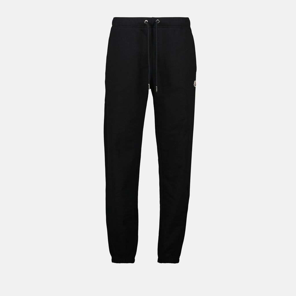 Hosen Logo Jogginghose Moncler Schwarz Homme