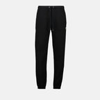 Hosen Logo Jogginghose Moncler Schwarz Homme