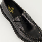 Mocassins Mocassins Gentleglam en cuir Valentino Garavani Noir Homme