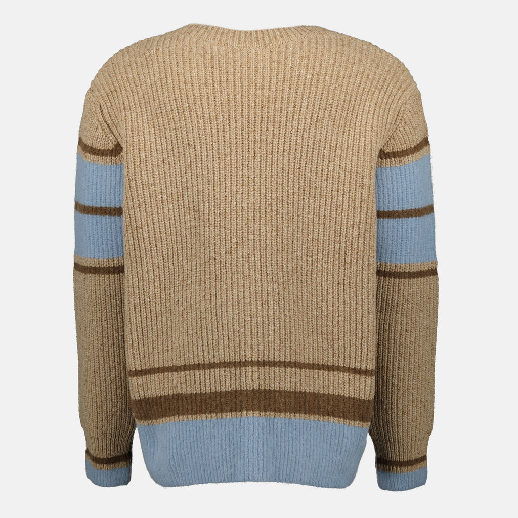 Image of the College Sweater by Ami PARIS for Unisex - Autumn-Winter Season 2025 - Detailed View_2