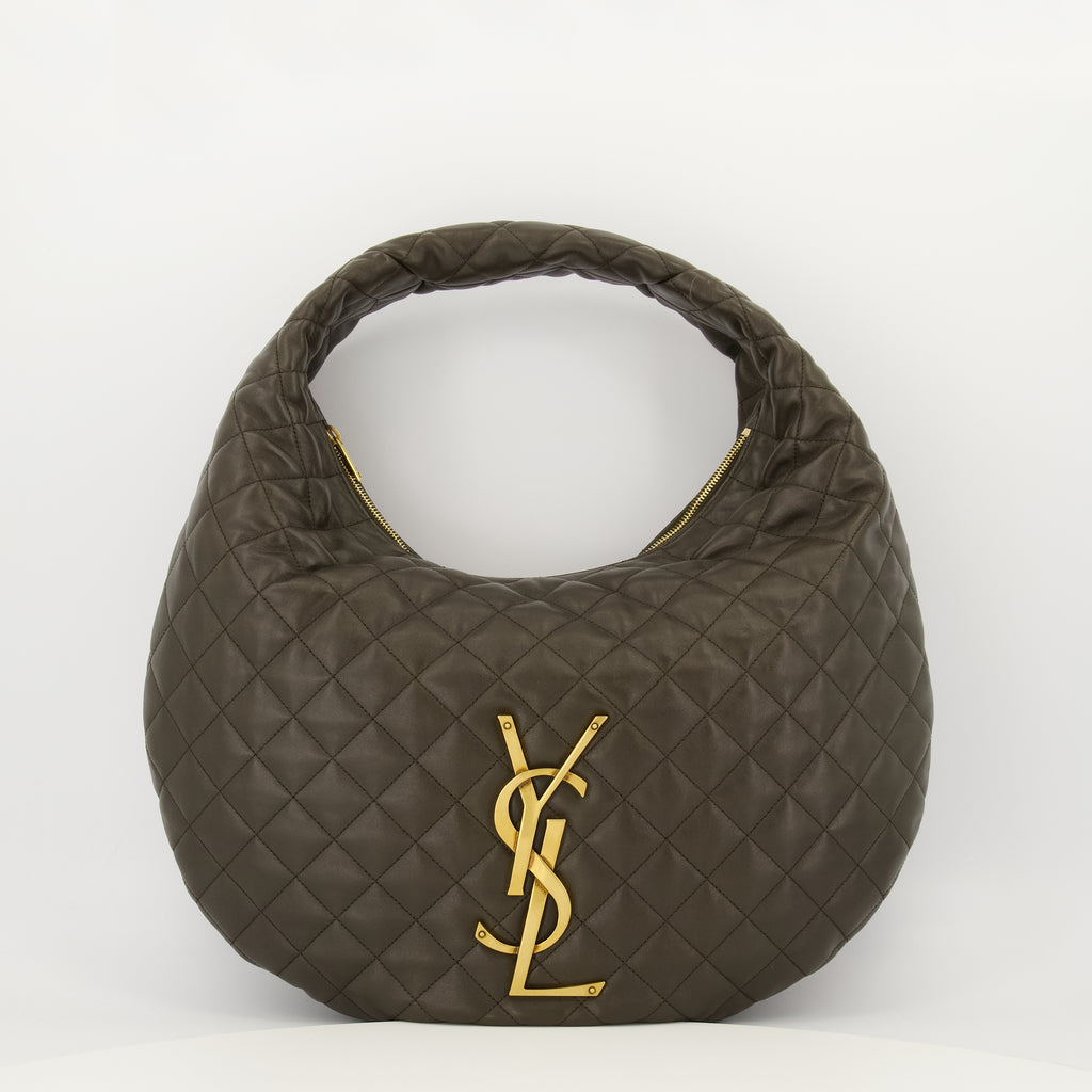Image de l'article Sac Icare Hobo marron de la marque Saint Laurent pour Femme - Saison Printemps-Été 2026 - Vue de Face