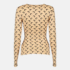 Imagen del artículo Top Jersey Moon de la marca Marine Serre para Mujer - Temporada Otoño-Invierno 2025 - Vista Detallada_2