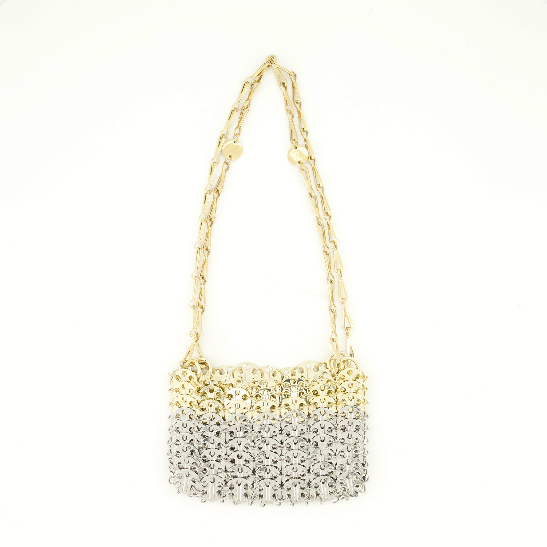 Handbags and shoulder bags Iconic 1969 Nano Bag Rabanne Silver Femme