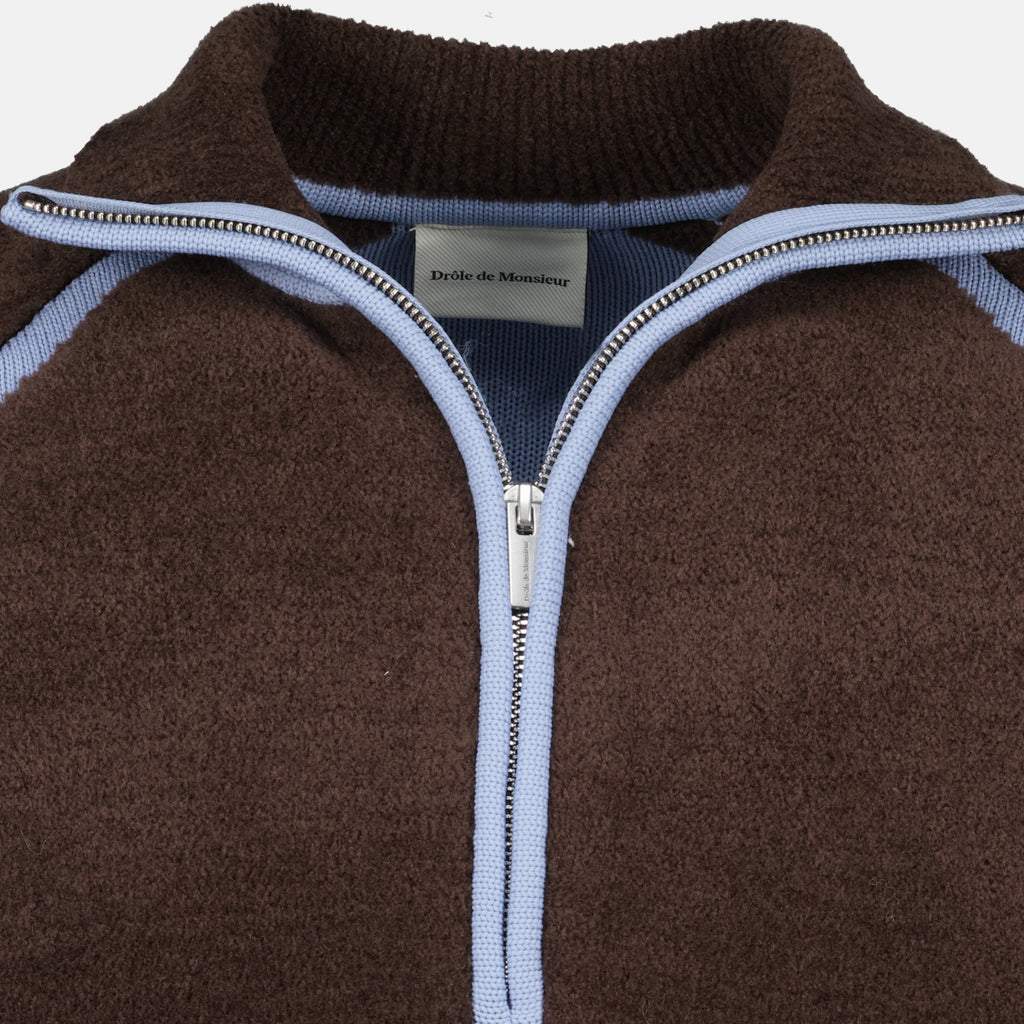 Image of the Drole De Monsieur Men's Truck Driver Sweater - Fall-Winter 2025 - Detailed View 2
