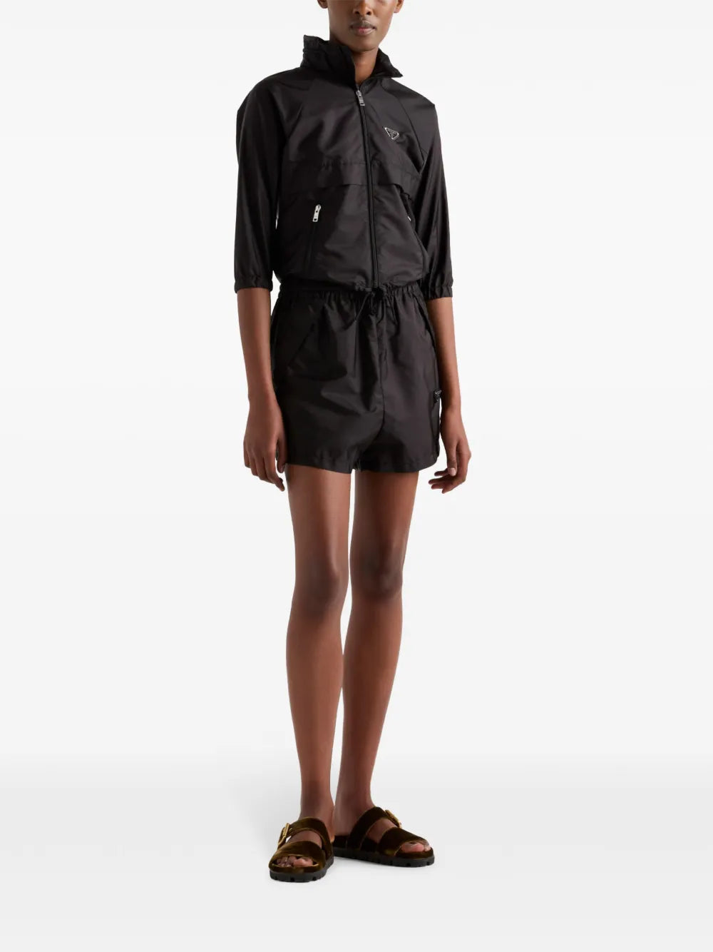 Shorts Re-Nylon Shorts Prada Black Femme
