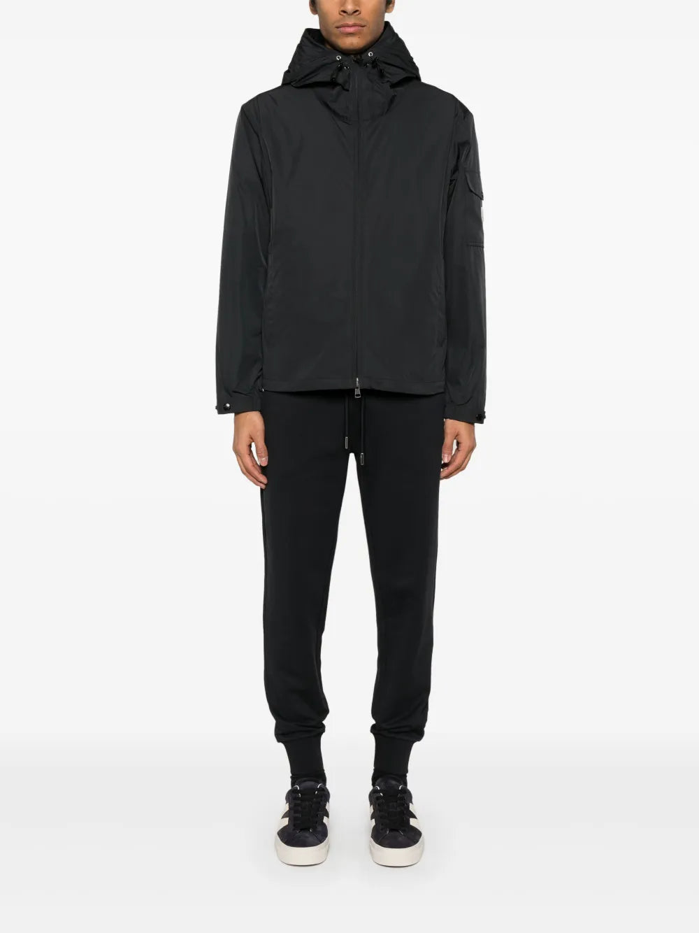 Jackets Sassière Windbreaker Moncler Black Homme