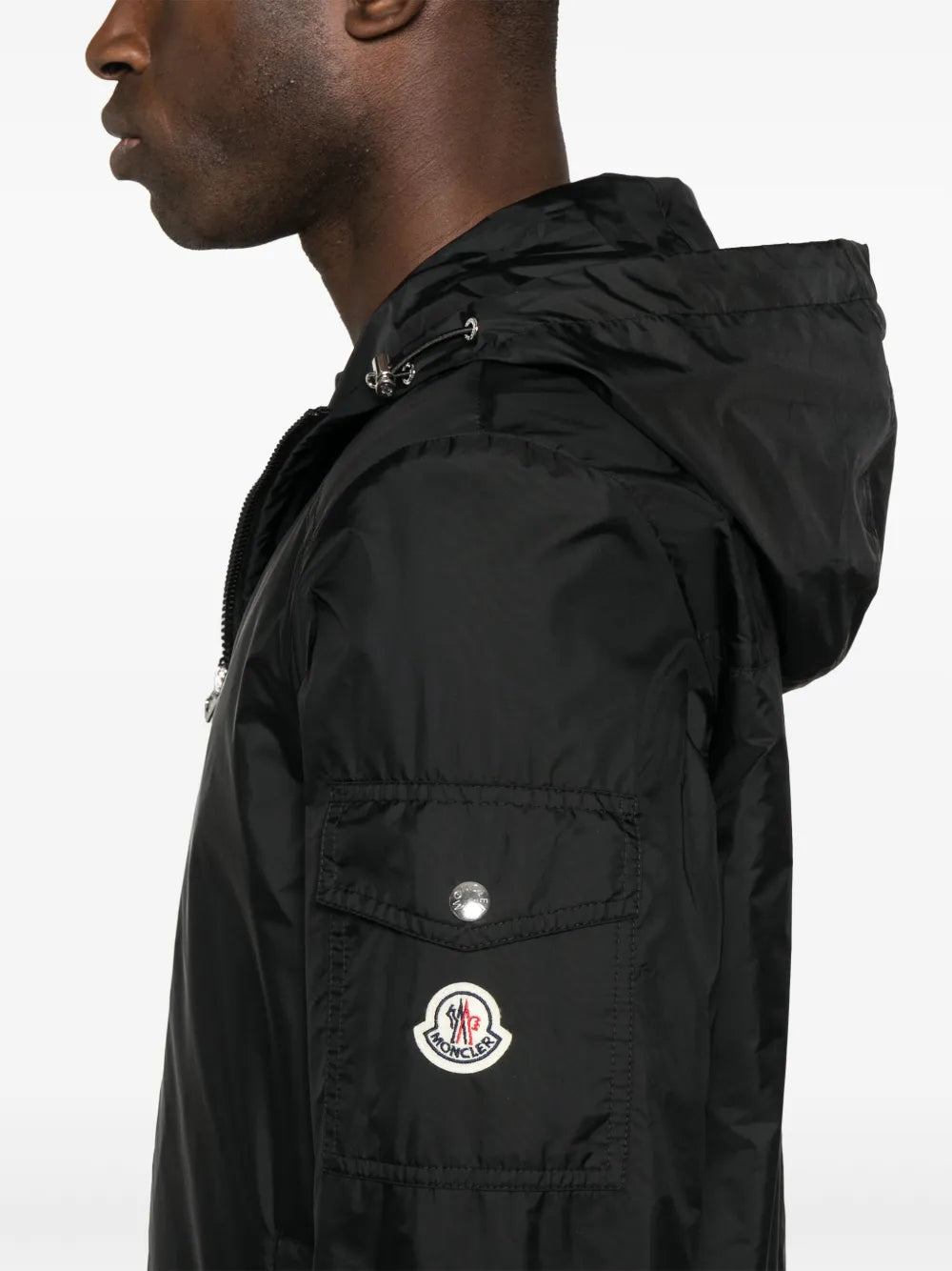 Chaquetas Cortavientos Etiache con Capucha Moncler Negro Homme