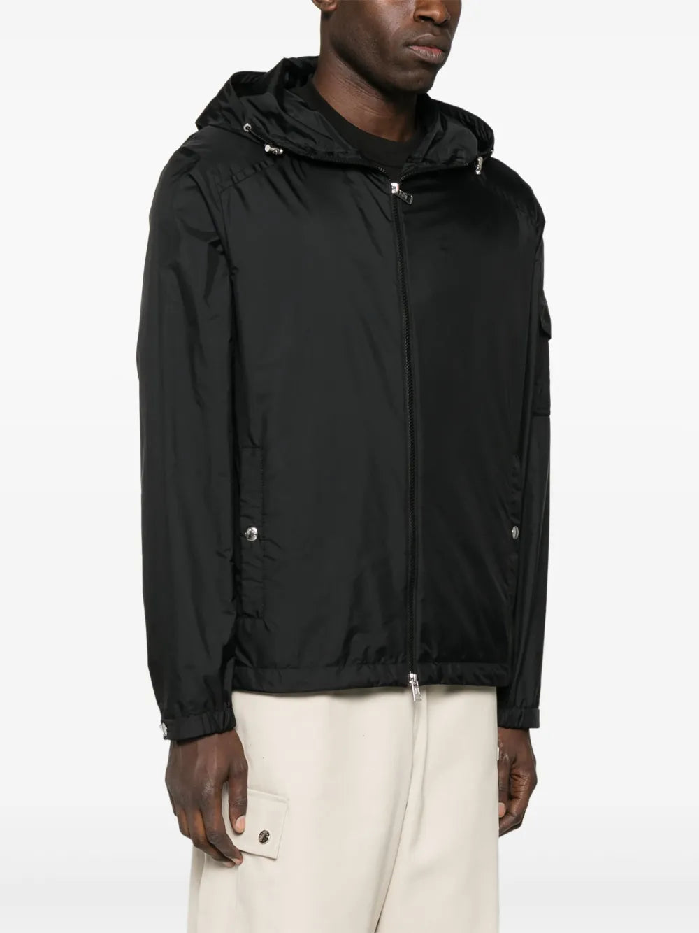 Chaquetas Cortavientos Etiache con Capucha Moncler Negro Homme
