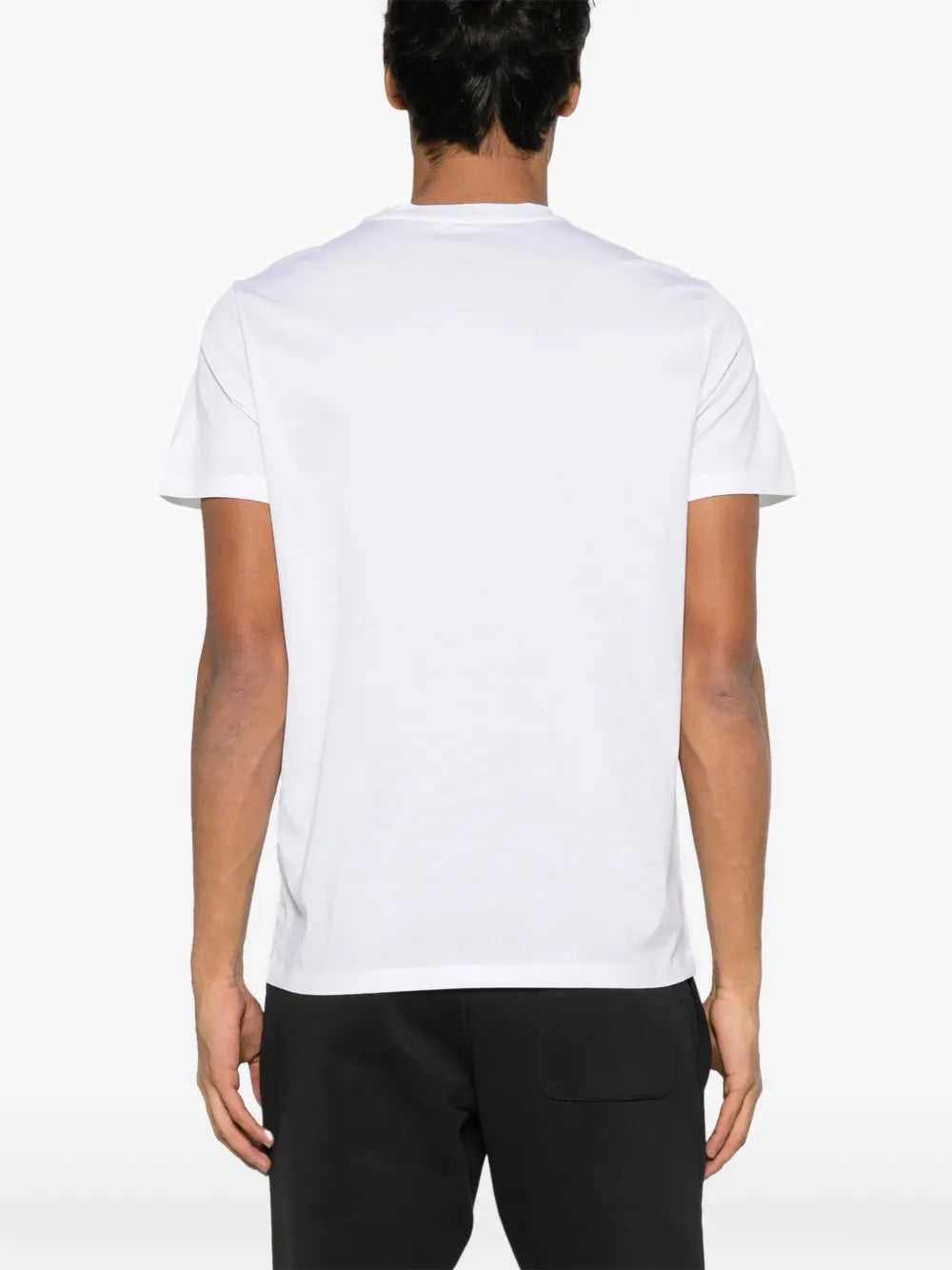 T-shirt T-Shirt con Doppio Logo Moncler Bianco Homme