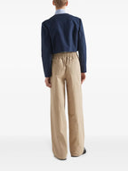 Pantaloni Pantaloni Dritti Prada Beige Femme