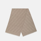 Scarves and gloves FF Scarf Fendi Brown Homme