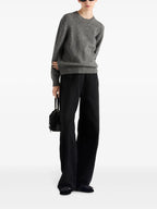 Calças Jeans em Denim Prada Preto Femme