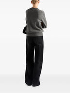 Calças Jeans em Denim Prada Preto Femme