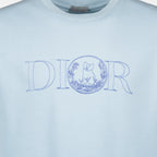 Tシャツ ディオールとハイルトン・ネルのTシャツ Dior 青 Homme