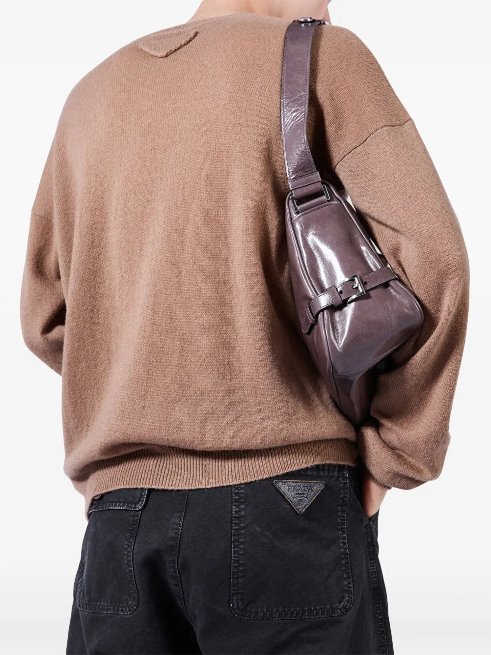 Pantalones Pantalones de Algodón Prada Marrón Homme