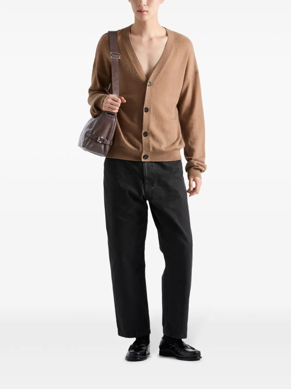 Pantalones Pantalones de Algodón Prada Marrón Homme