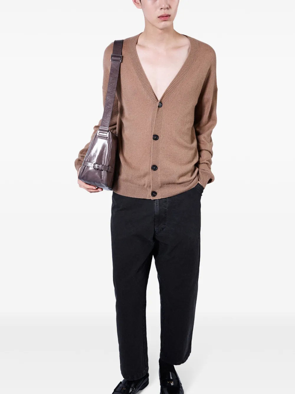 Pantalones Pantalones de Algodón Prada Marrón Homme