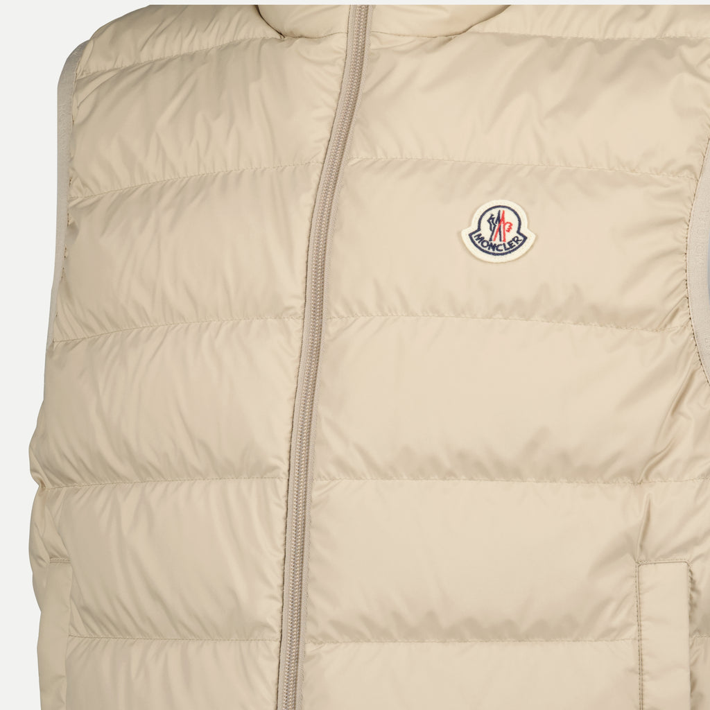 Vestes Doudoune sans manches Contrin Moncler Beige Homme
