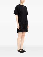 Dresses Printed T-Shirt Dress Mm6 Black Femme