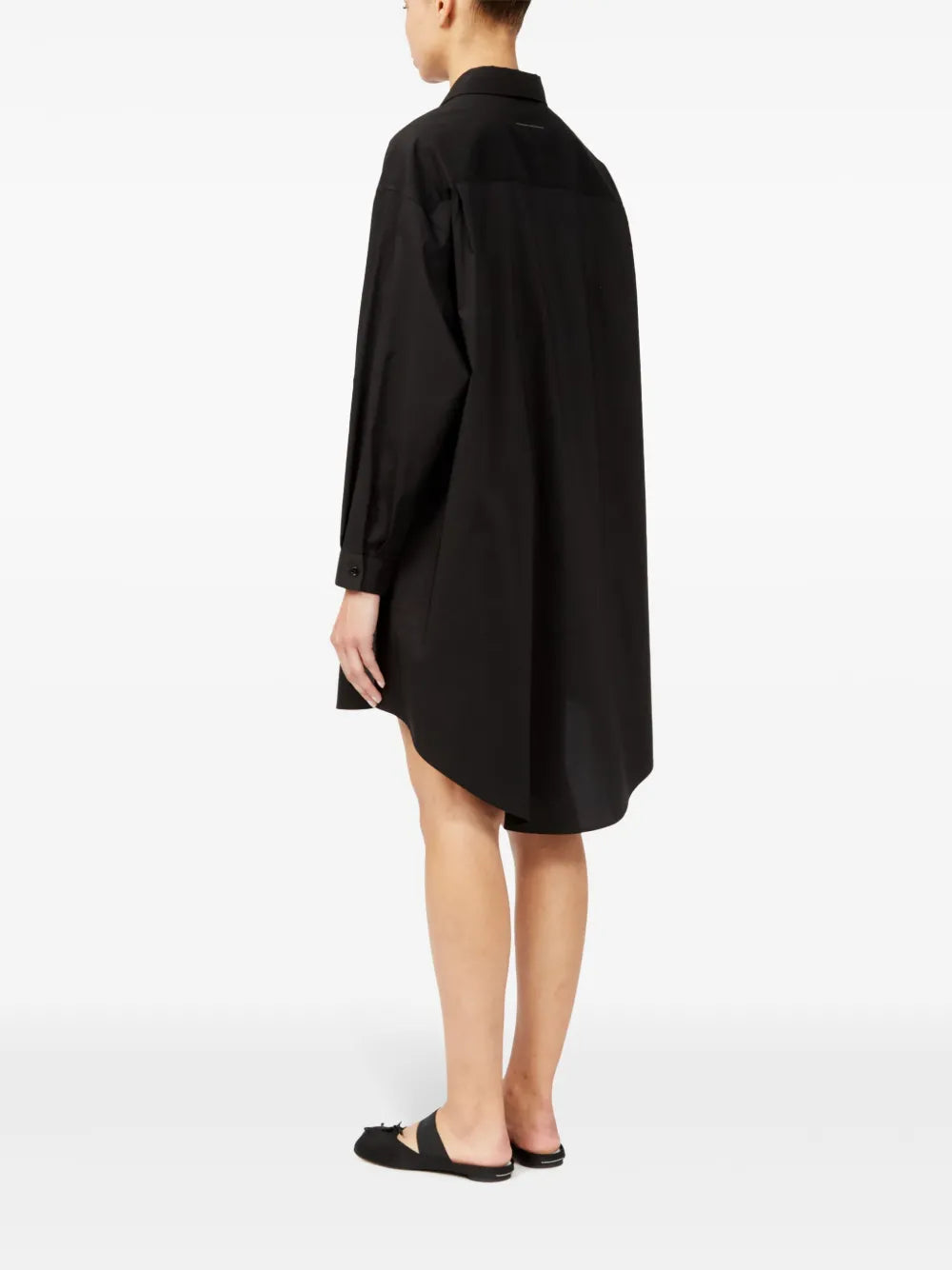 Vestidos Vestido Camisa Mm6 Negro Femme