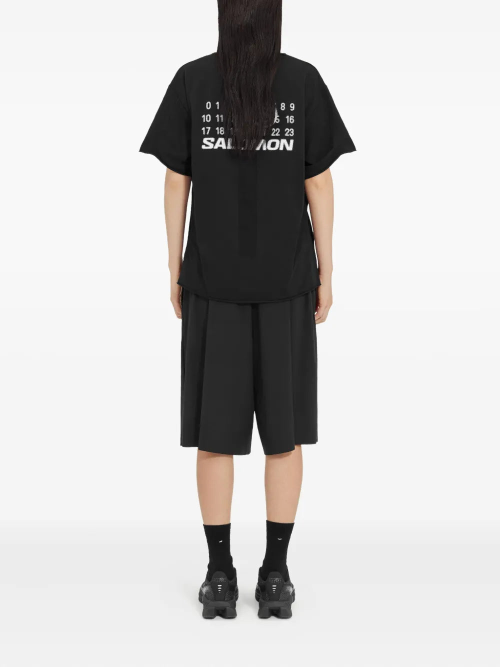 Camisetas Camiseta de Deporte Mm6 Negro Femme