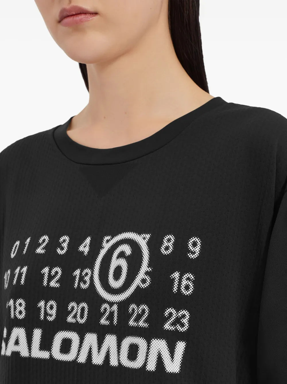 T-shirts T-shirt MM6 x Salomon noir Mm6 Noir Femme