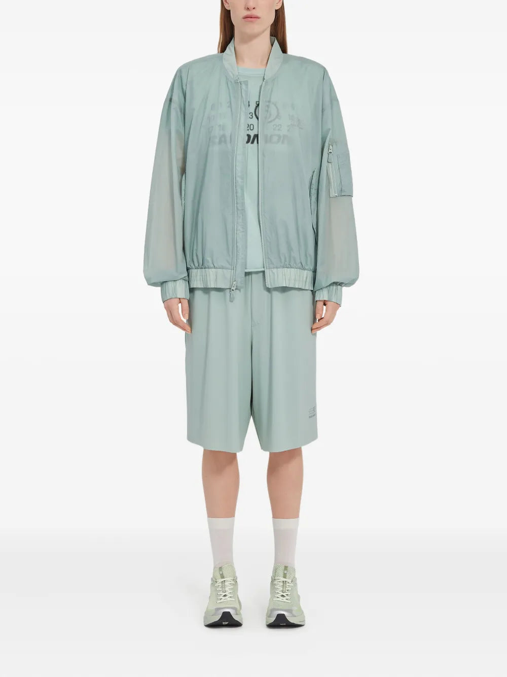 Chaquetas MM6 x Salomon Windbreaker Mm6 Verde Femme