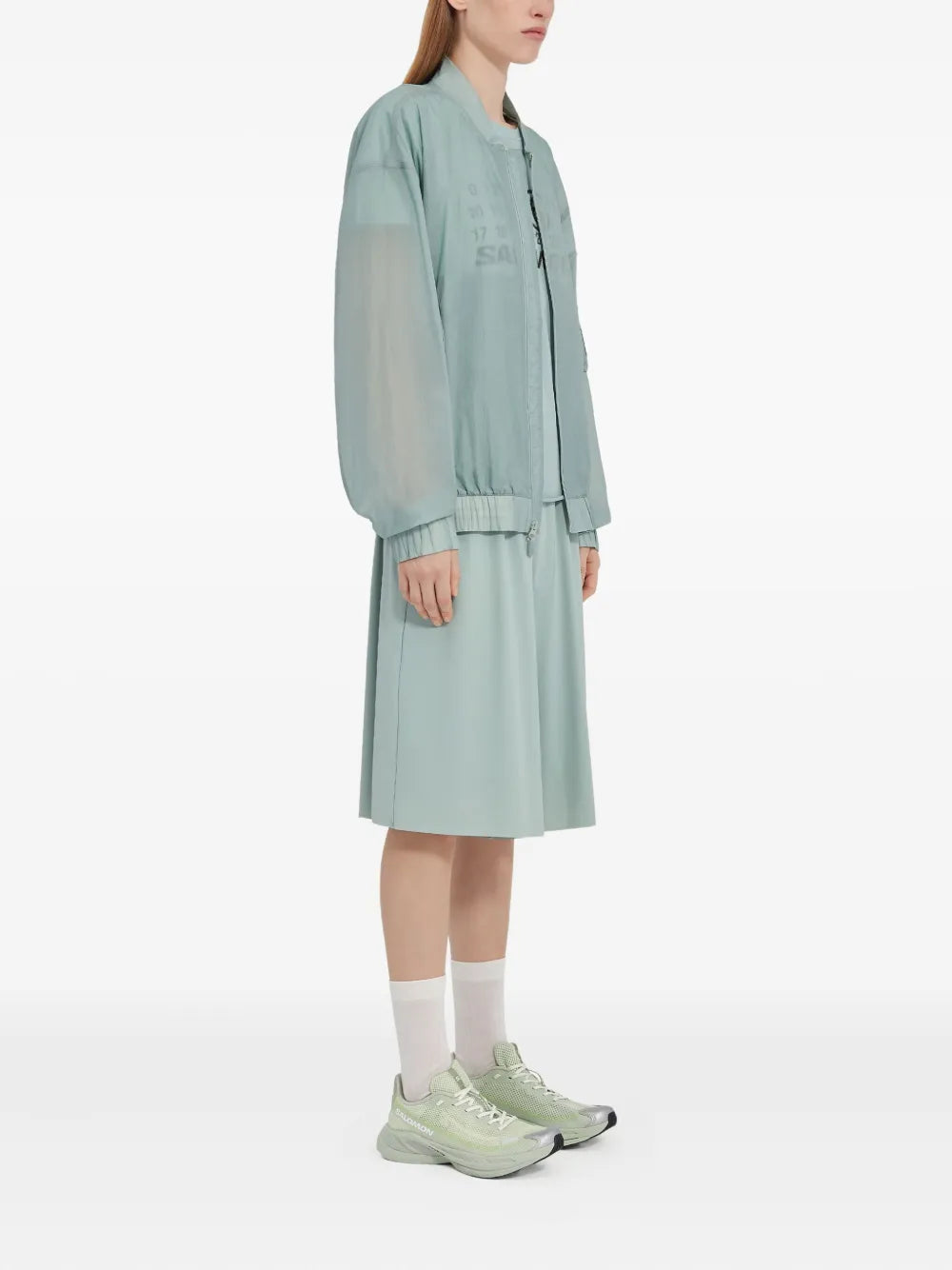 Chaquetas MM6 x Salomon Windbreaker Mm6 Verde Femme