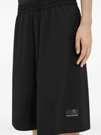 쇼츠 스포츠 반바지 Mm6 검은색 Femme