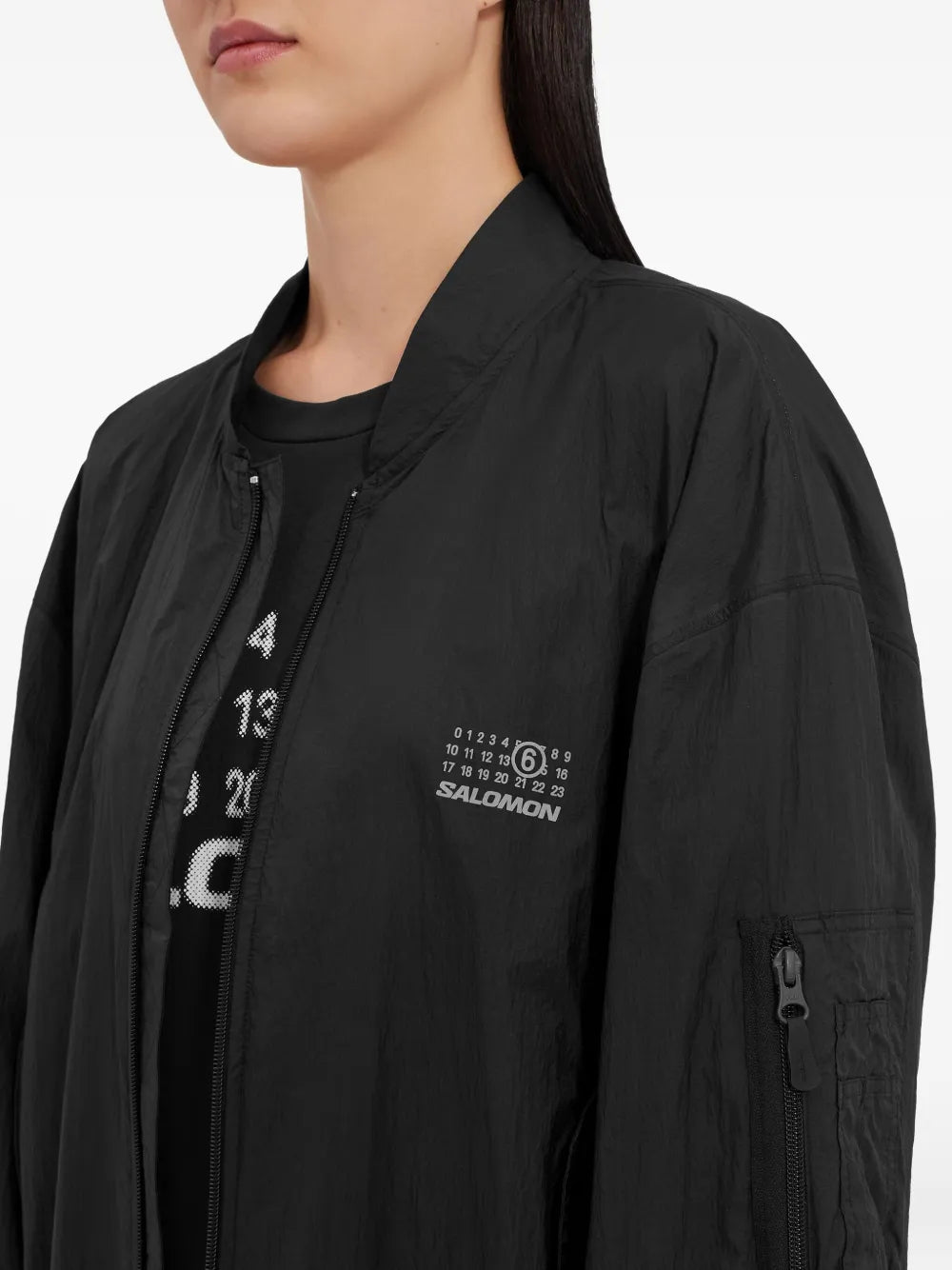 Chaquetas MM6 x Salomon Windbreaker Mm6 Negro Femme