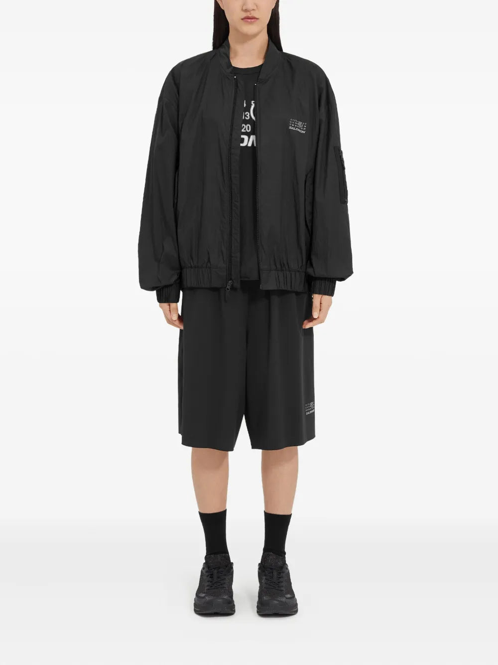 Chaquetas MM6 x Salomon Windbreaker Mm6 Negro Femme
