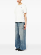 T-shirt T-shirt Numeric Mm6 Bianco Femme