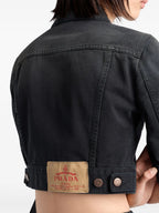 Jacken Jeansjacke Prada Schwarz Femme
