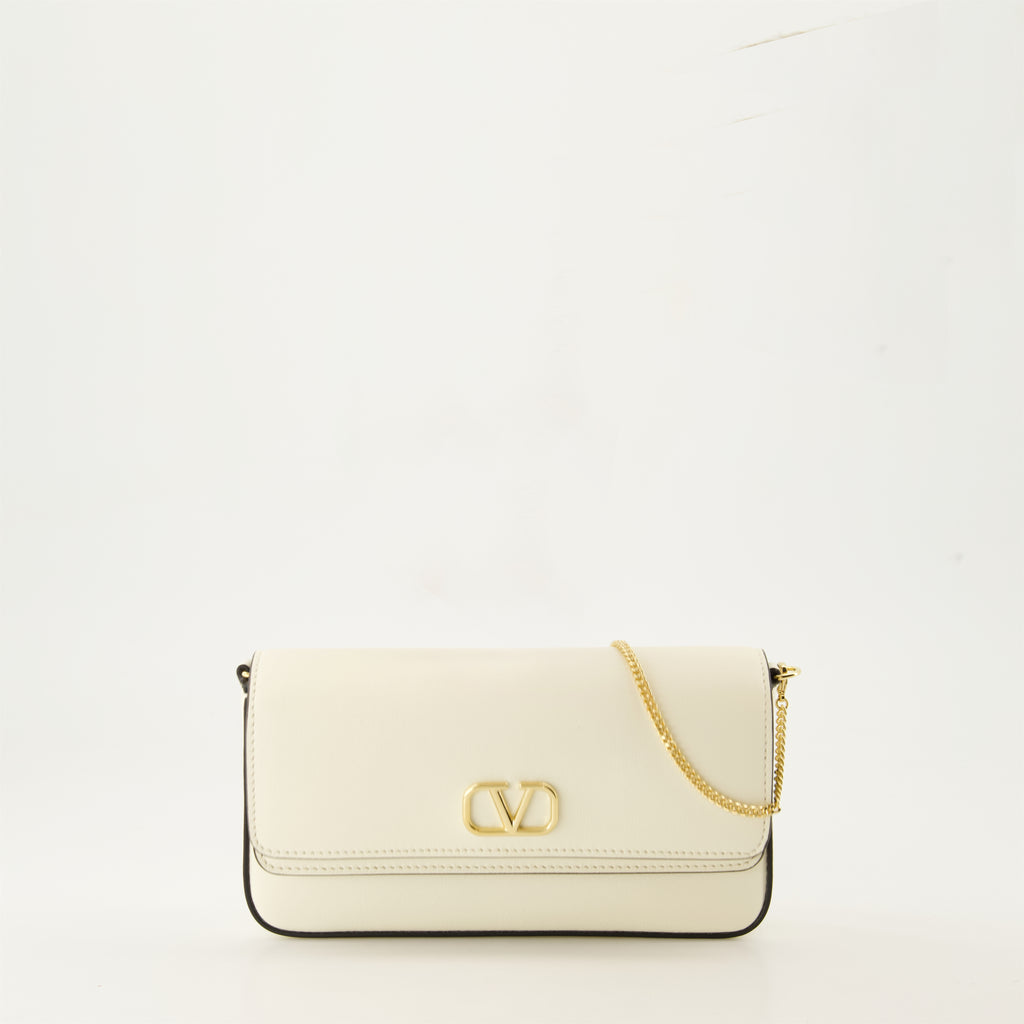 Umhängetaschen Mini sac bandoulière VLogo Signature Valentino Garavani Weiß Femme