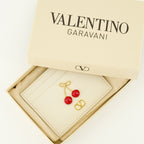 Petite maroquinerie Cartera Beige Cherryfic Valentino Garavani Beige Femme