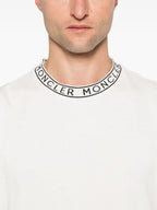 티셔츠 로고 피니시 티셔츠 Moncler 하얀색 Homme