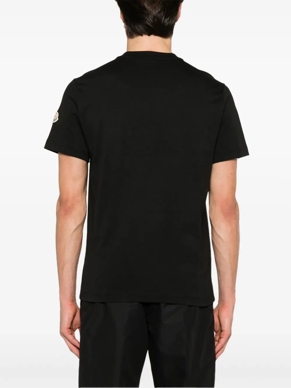 T-shirt T-shirt a Poche Monogram Moncler Nero Homme