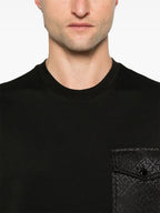 T-shirts Monogram Pocket T-shirt Moncler Black Homme