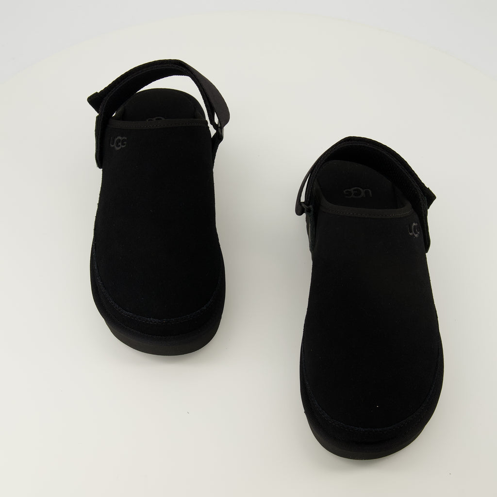 Image de l'article Sabots GoldenCoast II noir de la marque Ugg pour Homme - Saison Printemps-Été 2026 - Vue de dessus paire de chaussure